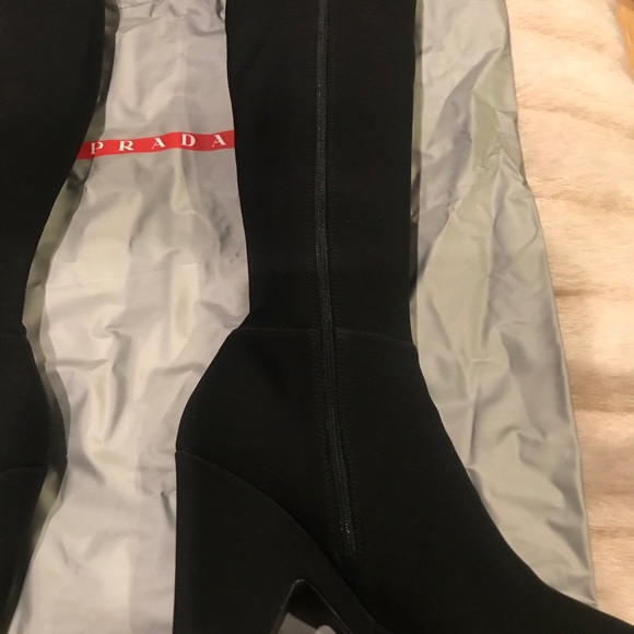Authentic Black Prada Boots - Picture 4 of 12